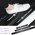 4 шт., наклейки для защиты порога двери автомобиля от царапин, грязные аксессуары для Honda Civic Accord Fit City Vezel CRV Odyssey Jazz