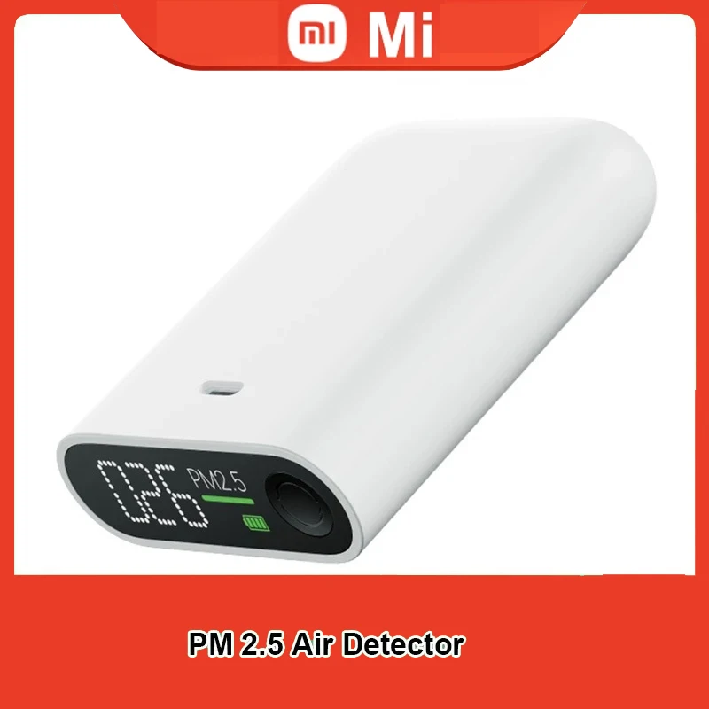 

Xiaomi Smartmi PM2.5 Air Detector Portable PM 2.5 Mini Sensitive Air Quality Monitor For Home Office Hotel Mi LED Screen