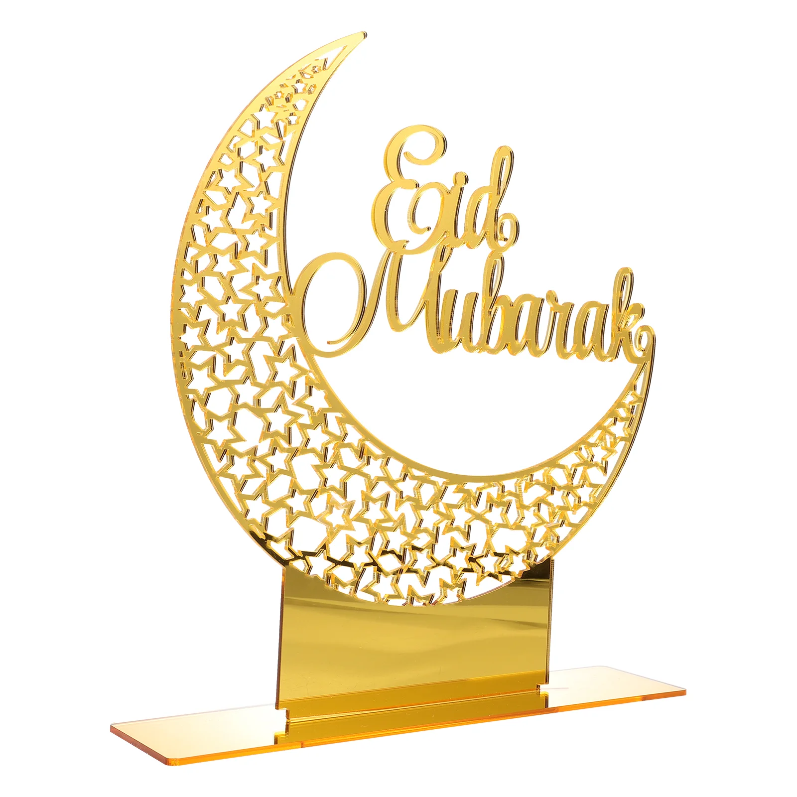 

Ramadan Adornos Para Mesa De Abstract Moon Statue Eid Mubarak Acrylic Ornament Moon Decorationsations Eid Party