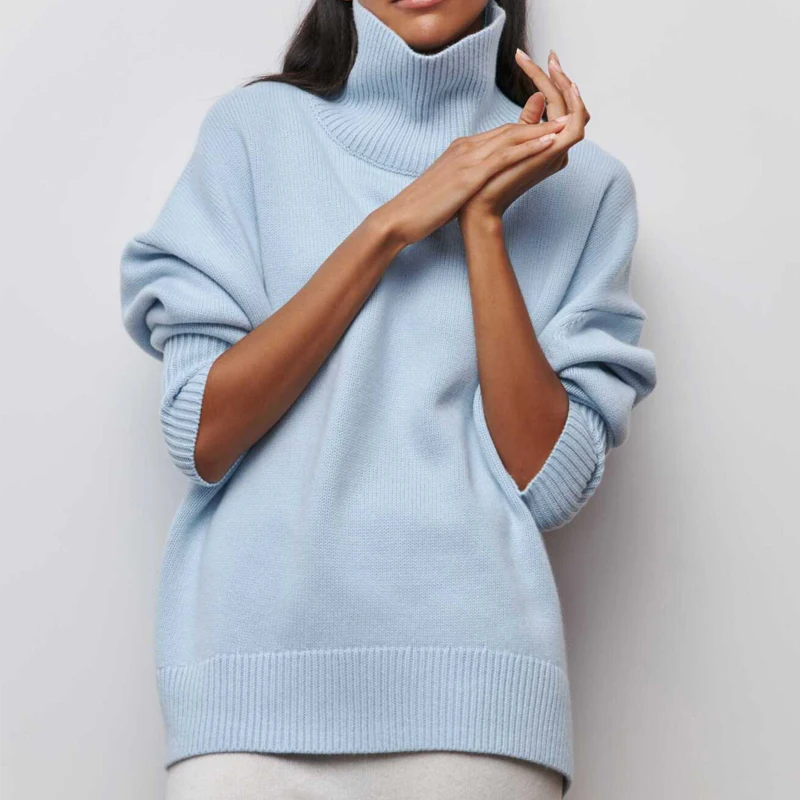 Новинка 2023 женский осенний свитер хорошего качества толстый вязаный пуловер с