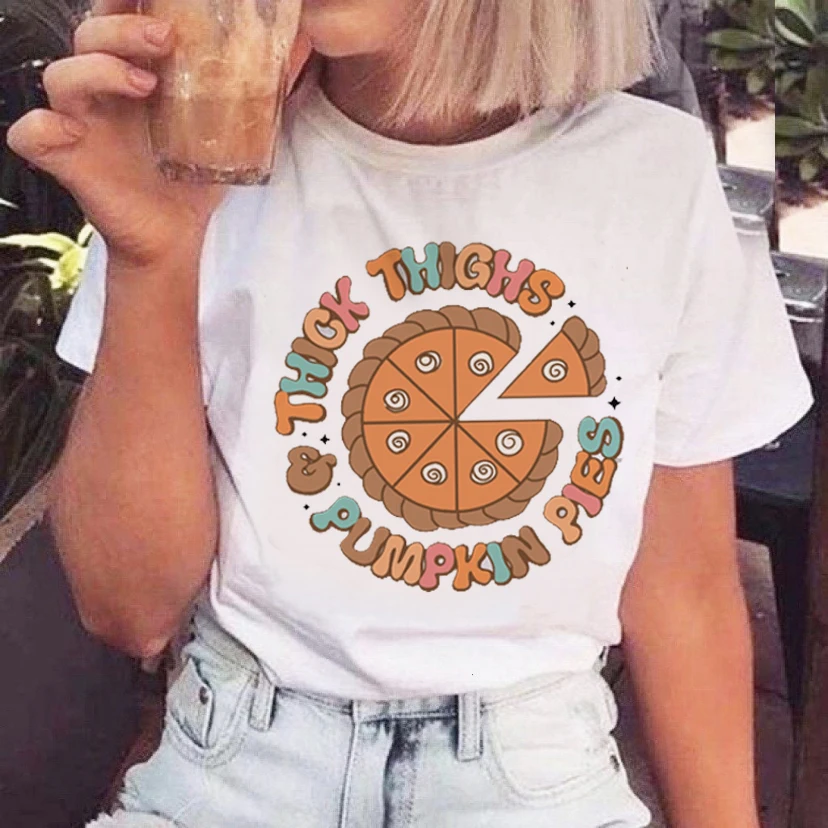 

Autumn Harajuku Fashion All-match Halloween Letters Cute Print Autumn Casual T-shirt Clothes Women's T-shirt Ladies Print Patter