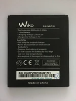 vbnm rechargeable mobile phone battery for wiko rainbow battery 2000mah 7 4wh 3 7v lithium backup phone accumulator bateria