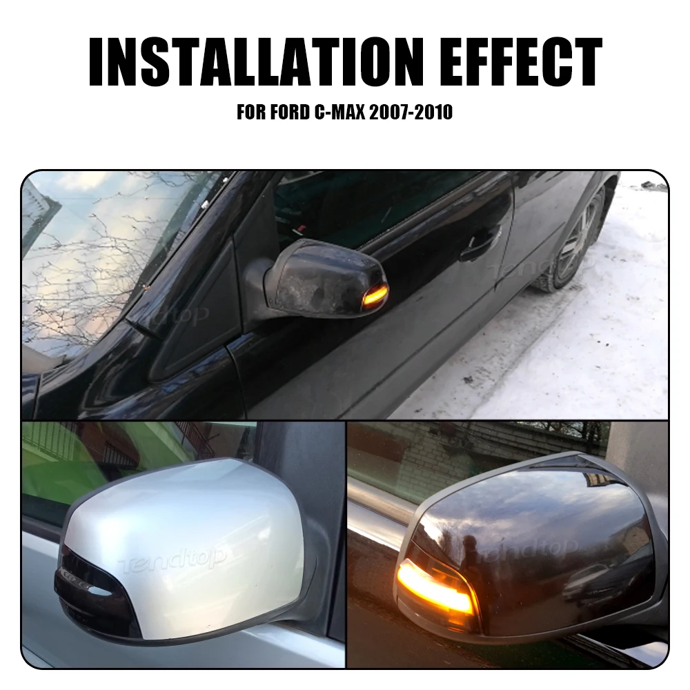 Динамическая лампа с боковым ретранслятором зеркало указателем поворота