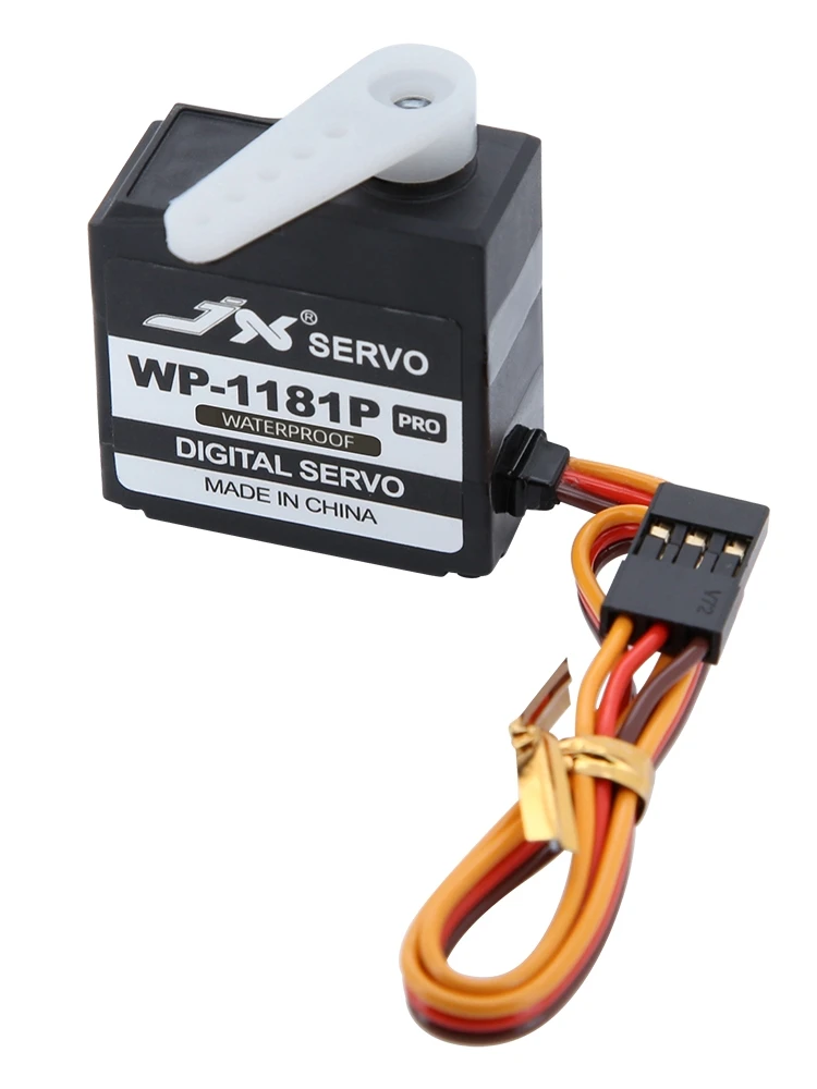 JX Servo WP-1181P Waterproof 17g Metal Gear Digital Servo JX Servo WP-1181P Waterproof 17g Metal Gear Digital Servo