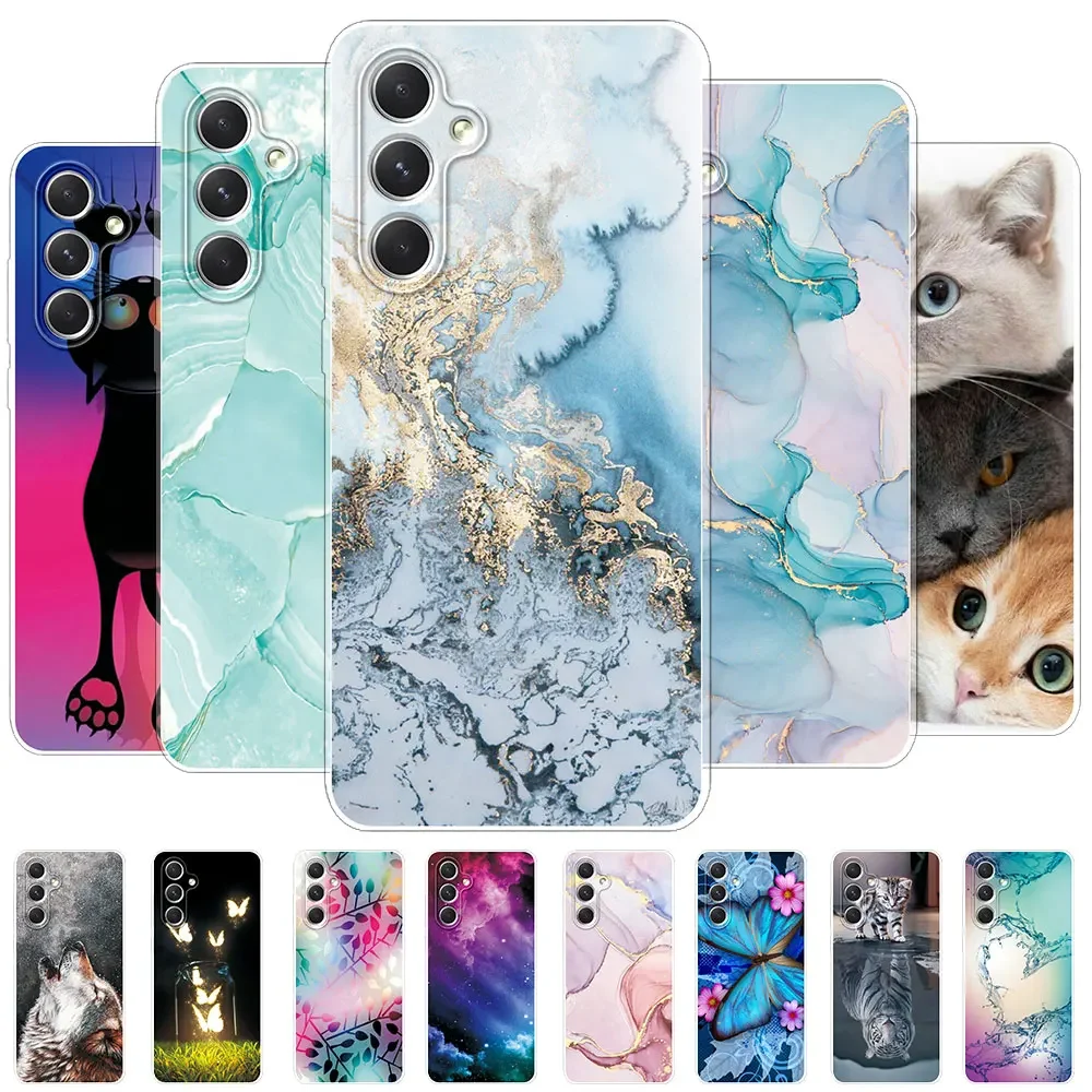 Прозрачный мягкий силиконовый чехол из ТПУ для Samsung M34 M14