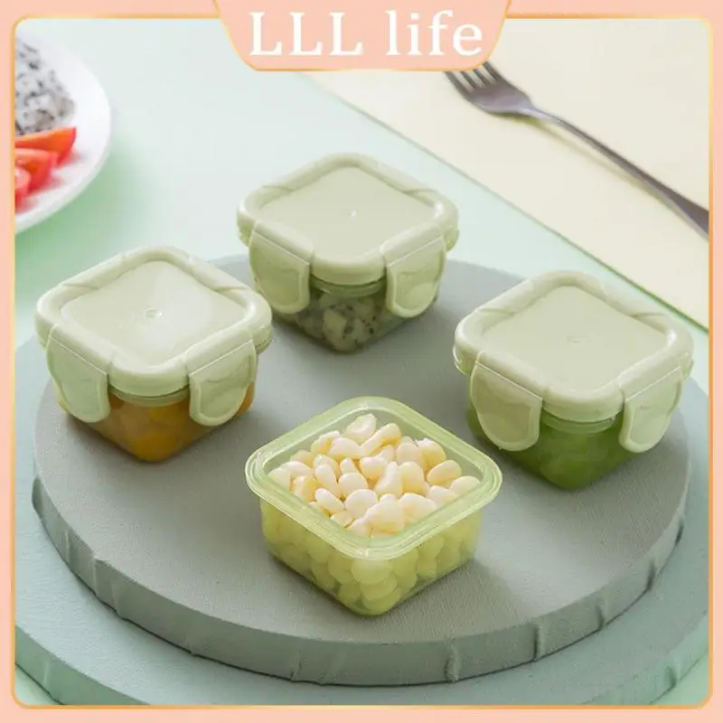 

New Food Container Baby Transparent Storage Box With Lid Home Fresh Container Storage Tools Bulk Cereals Fruits Storage Box Mini