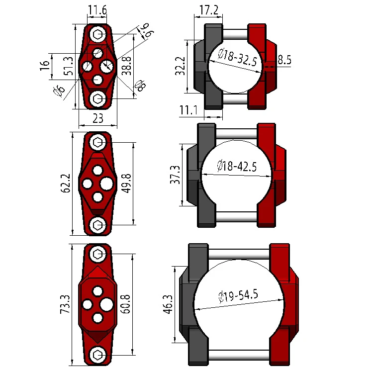 SPIRIT BEAST Мотоцикл Универсальный стент вспомогательные прожекторы фиксированный