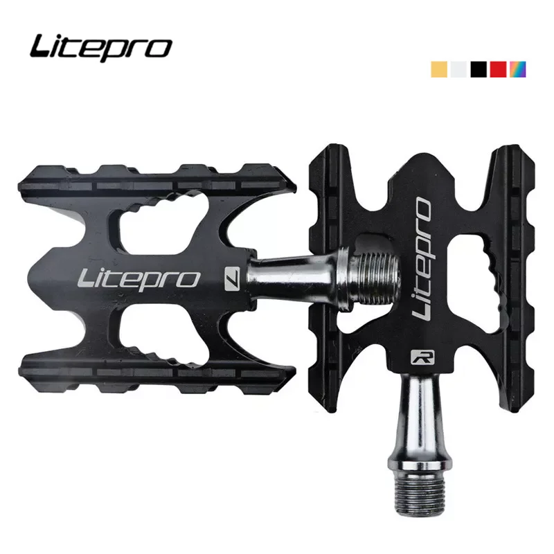 

Litepro Ultra licht faltrad bicycle slip pedal lager aluminium legierung nicht-slip fit brompton MTB rennrad BMX universal pedal