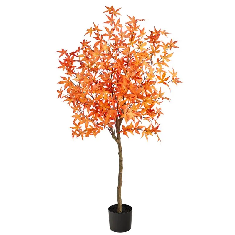 

Artificial Maple Artificial Tree in Natural Plastic Pot, by
