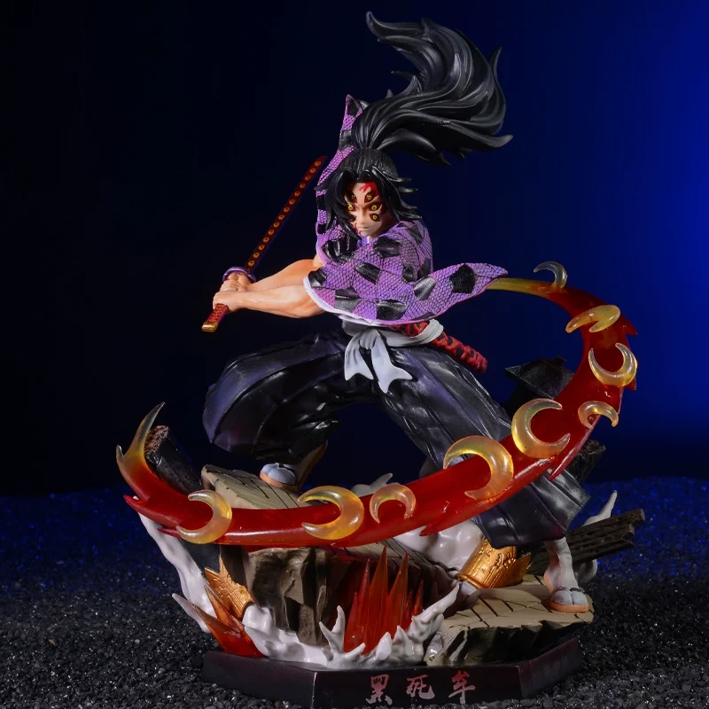 

Demon Slayer Figure Kokushibou Anime Action Model 12 Ghost Month Series The First Play Ornaments GK Toys For Children Gift