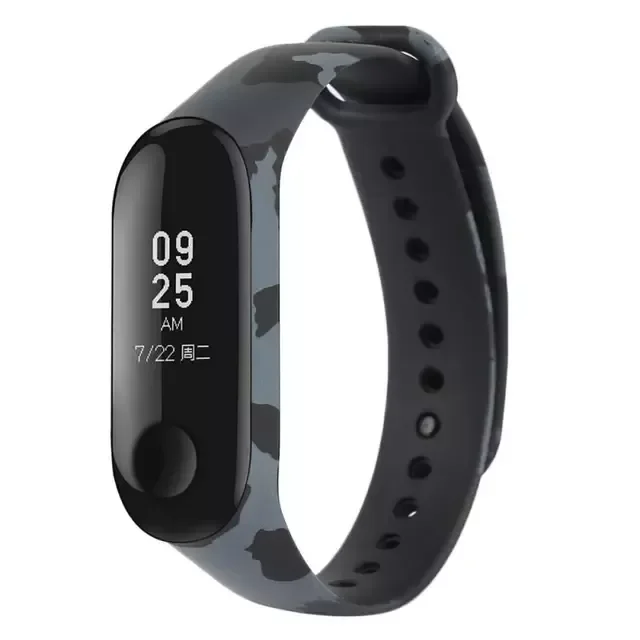 

Ремешок силиконовый для Mi Band 6 5 4 3, сменный Браслет с цветными цветами в стиле граффити