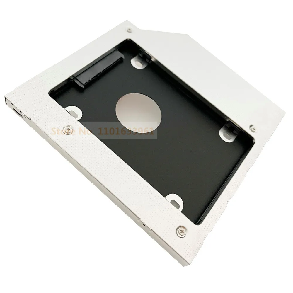 

9.0mm SATA 2nd Hard Drive HDD SSD Optical Bay Caddy Frame Bracket for HP 240 250 255 455 G3 G4 G5 340 350 355 G1 G2 GU90N