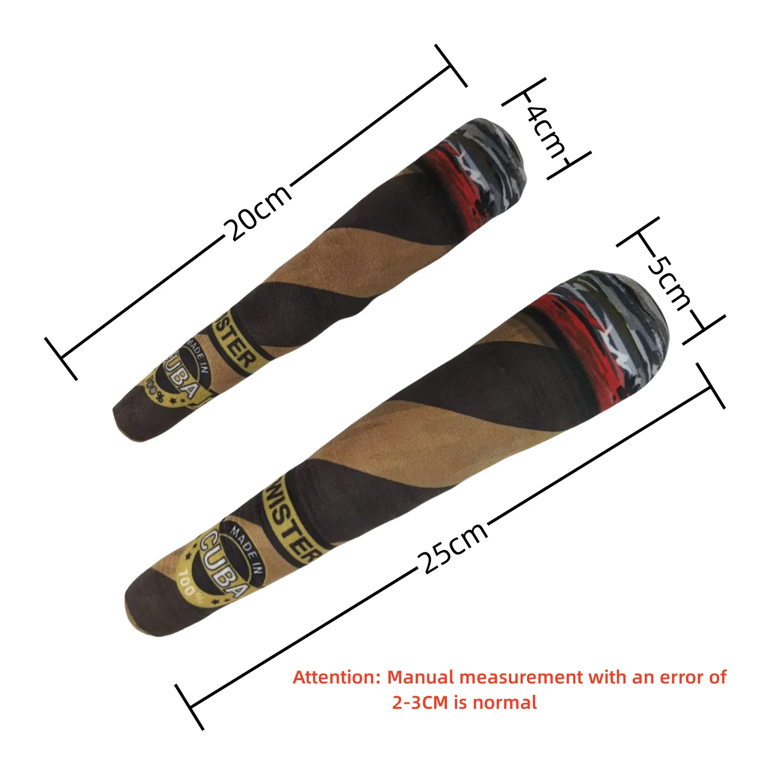 Забавные интерактивные игрушки для собак - дизайн сигар плюшевые скрипучие