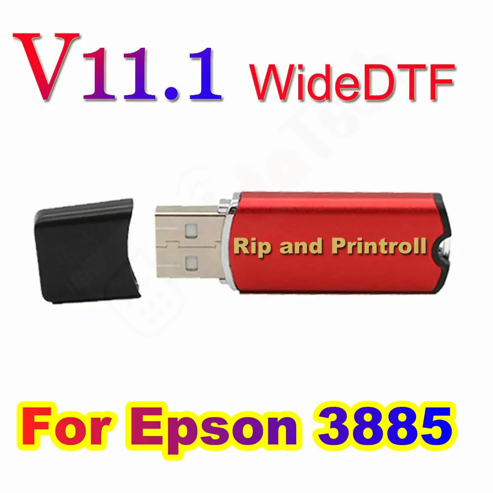 11.1 Wide Format Rip Software For Epson 3885 Uv Rip Programm WideDtf License Key Version 11.1 Dongle Usb Dtf Printer Programme