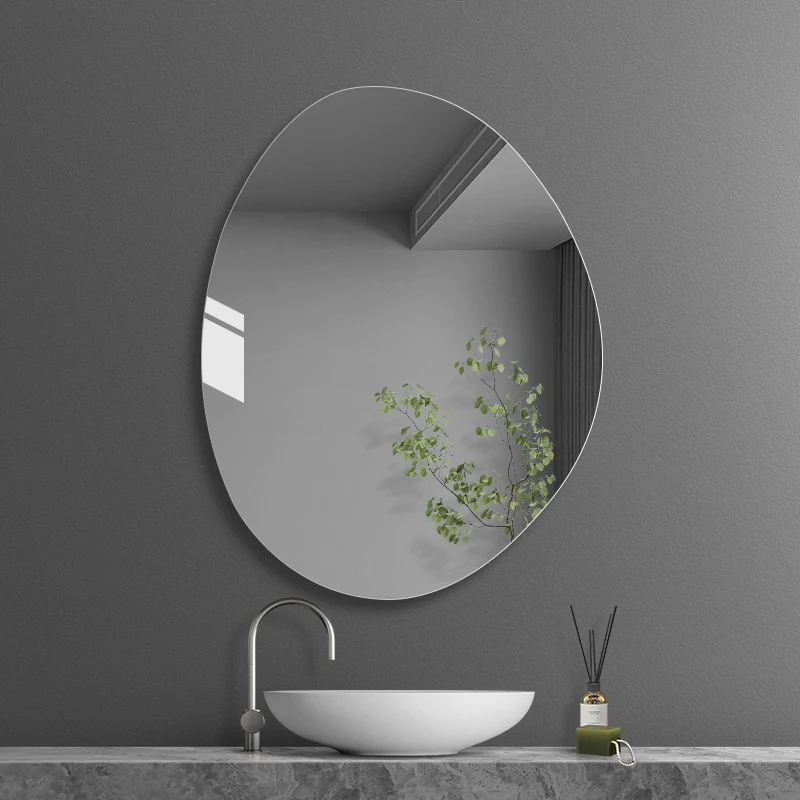 

Косметическое большое зеркало для душа, полноразмерное зеркало неправильной формы в скандинавском стиле, карманное зеркало для душа Ultrafragola, зеркала для тела