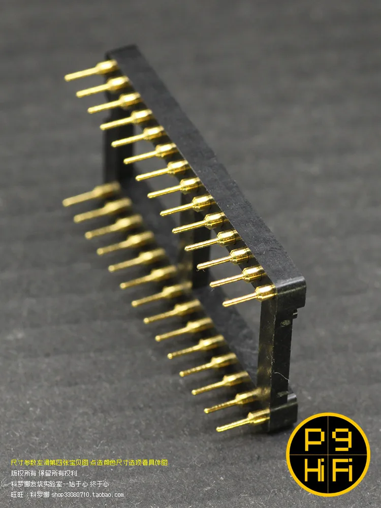 Полностью позолоченная ИС-розетка из бериллиевой меди TDA1541