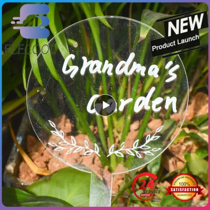 Ярлык для сада декоративная пластиковая доска письма Подключаемая карта цветная