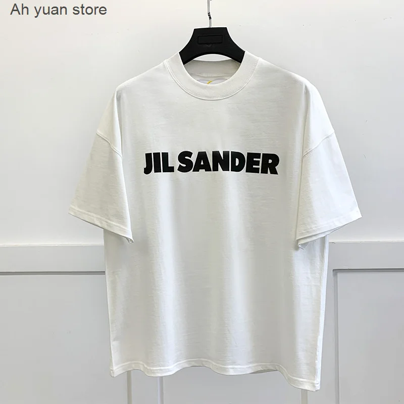 Ss22 новые модные брендовые футболки Jill sander из чистого хлопка с круглым вырезом и