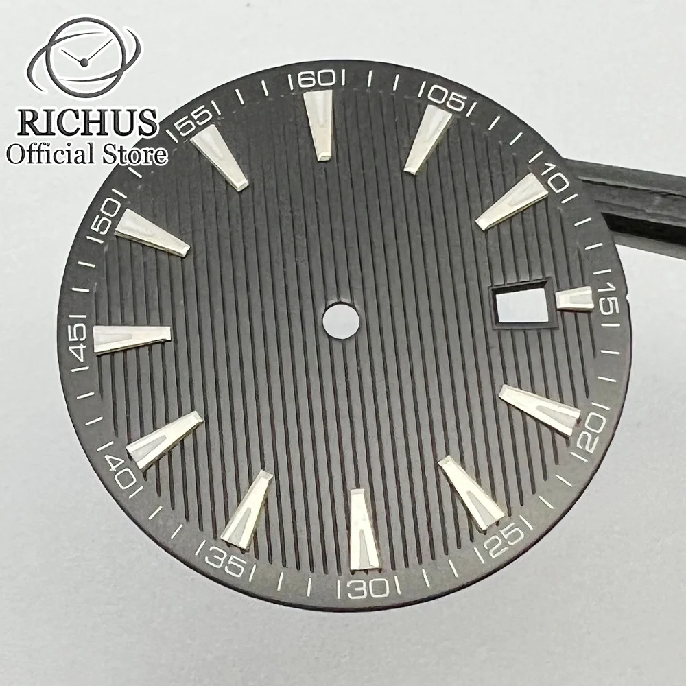 33 2 мм стерильные часы диаметром черный/синий/белый/черный Желтые части для NH35 NH36