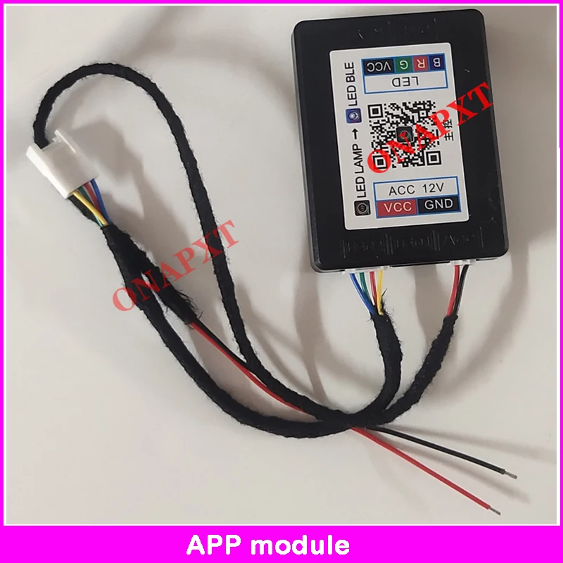 

Ремонт турбины для Kia Stinger W176 W117 W156, светодиодная насадка для приборной панели, задний вентиляционный отверстие, окружающий свет, модифицированный модуль Bluetooth APP