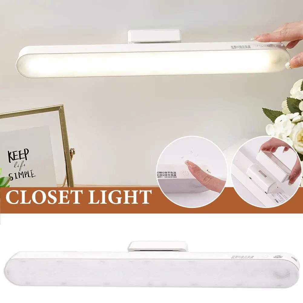 

LED Eye Protection Lamp Student Dormitory Desk USB Bedside Mirror Lamp Front Magnetic Cabinet Reading Lamp Lamp Cool Lamp O1P8