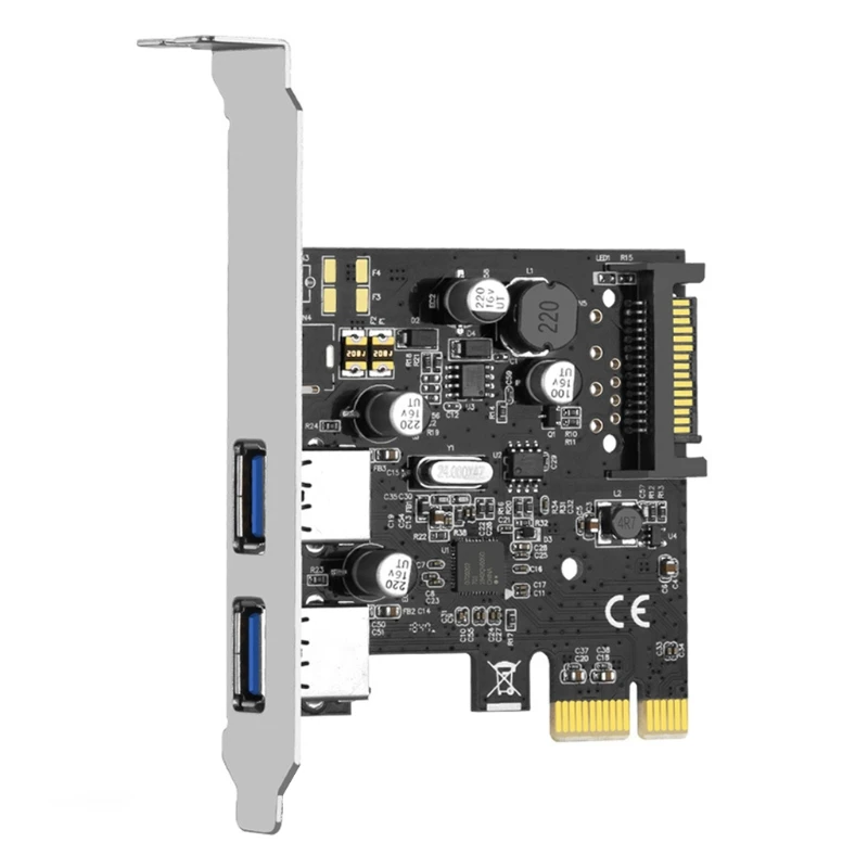 

2 порта USB 3,0 PCI для экспресс-карты USB 3 PCI-E Расширенный адаптер PCIE USB 3,0 H