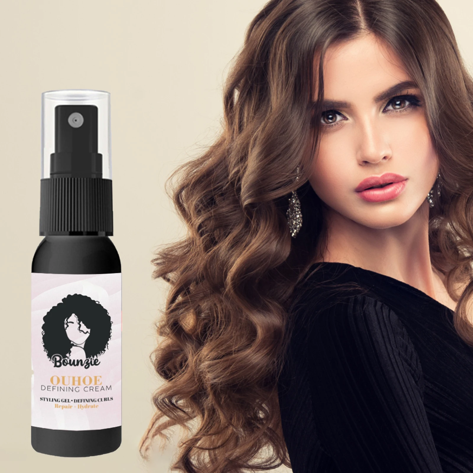 Увлажняющий спрей для укладки вьющихся волос уход за вьющимися волосами и