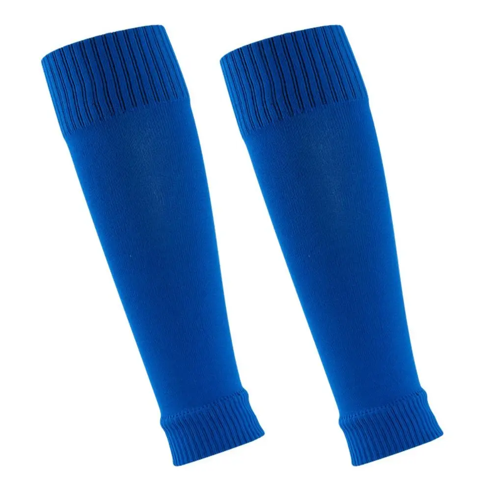 

1 pair Breathable Sports Sock Sleeves Elasticity Solid Color Football Sock Sleeves Sweat Absorption Knee Protection