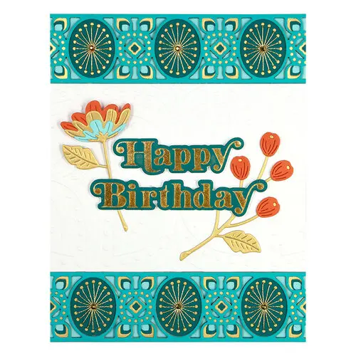 Сшитая Цветочная художественная щетка металлические Вырубные штампы для