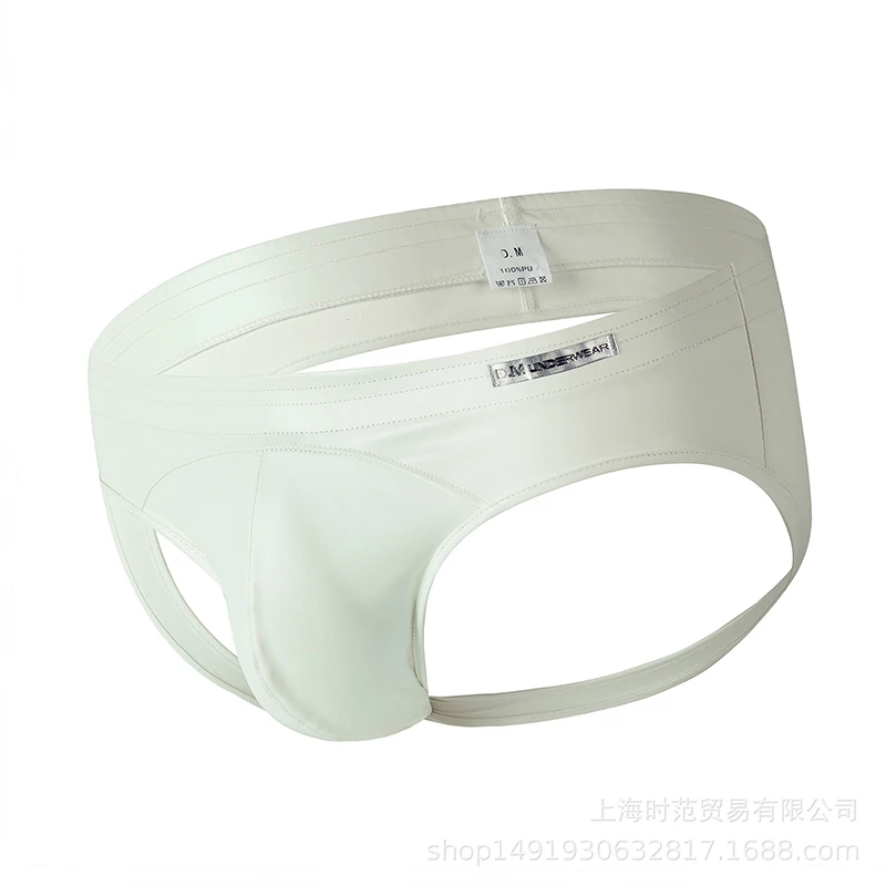 Трусы-стринги мужские из ПУ кожи пикантное нижнее белье джоки трусы слипы |