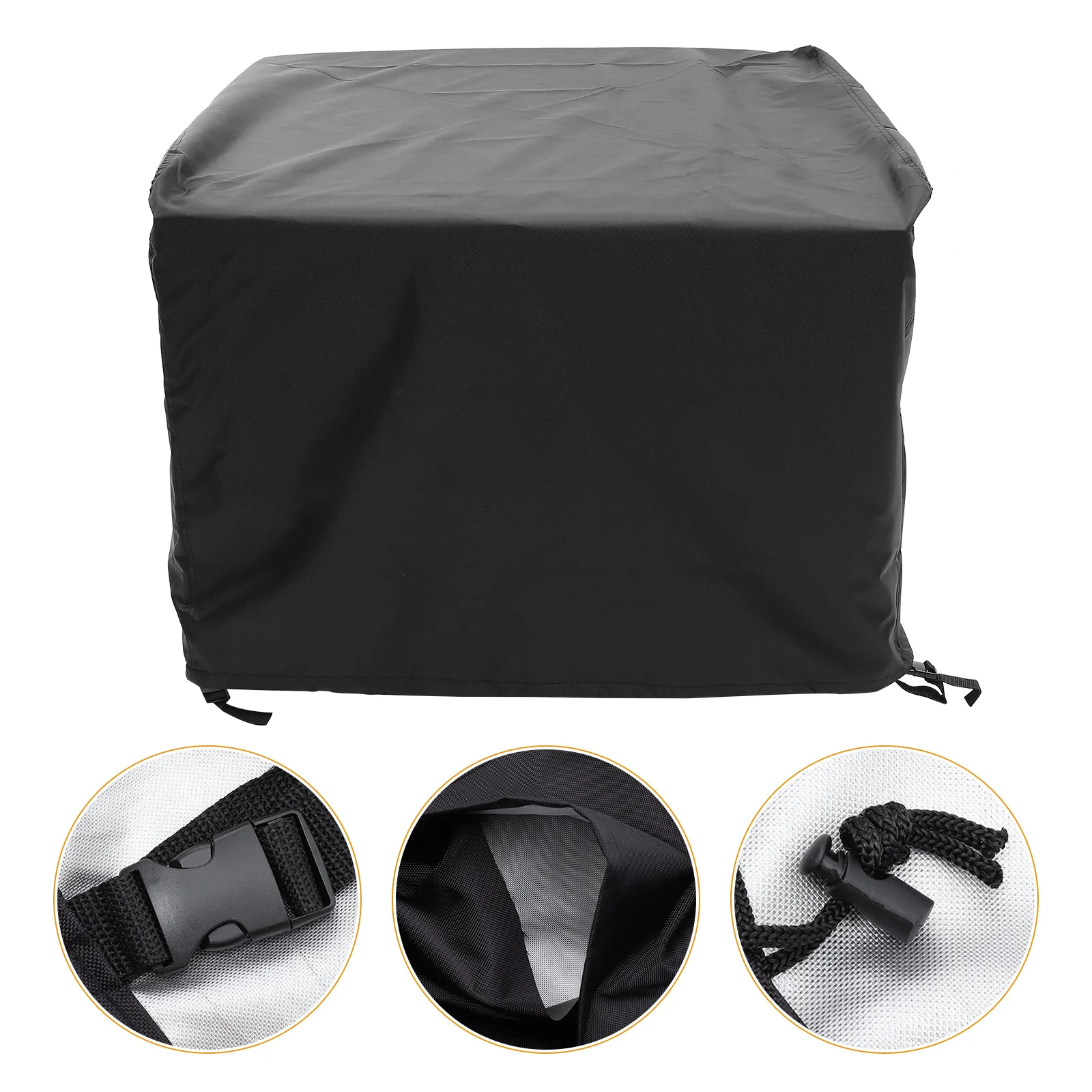 

Cover Grill Bbq Barbecue Fire Outdoor Pit Covers Waterproof Table Oven Fireplace Gas Charcoal Protector Firepit Stove Smoker