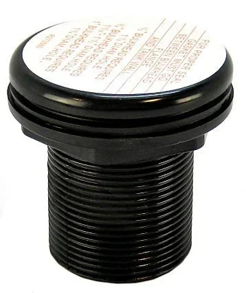 

JMT Aquatics Double Threaded Bulkhead - Black