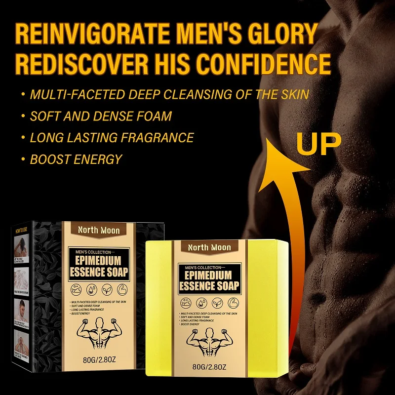 

Epimedium Ginseng Essence Soap Body Face Wash Moisturizing Rejuvenation Deep Cleansing Dense Foam for Men Beauty