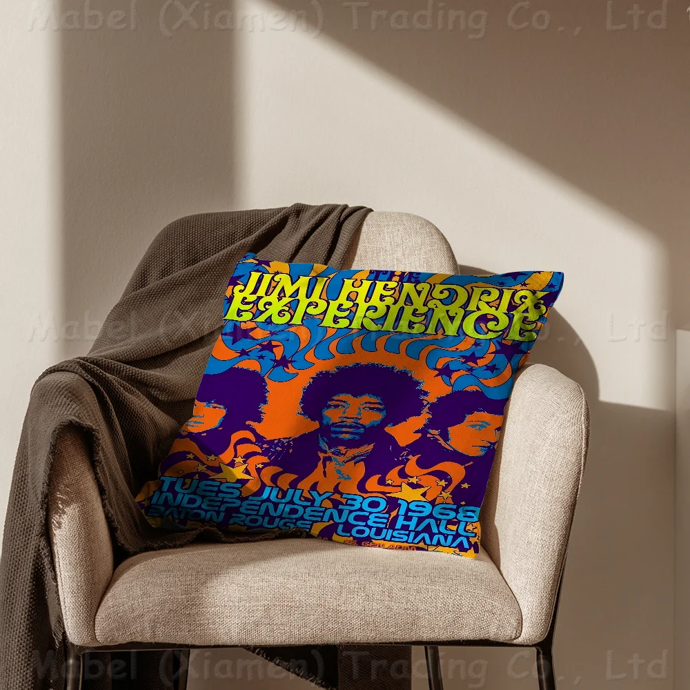 SINGER J-JIMI H-HENDRIX 45*45 см наволочка Декор домашняя для дивана подушка