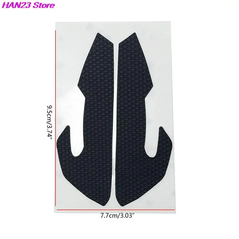 

1 Set 5x5cm Mouse Skin Mouse Side Pads Left Right Button Stickers for razer Viper Ultimate Mice Curved Edges Silicone Grip