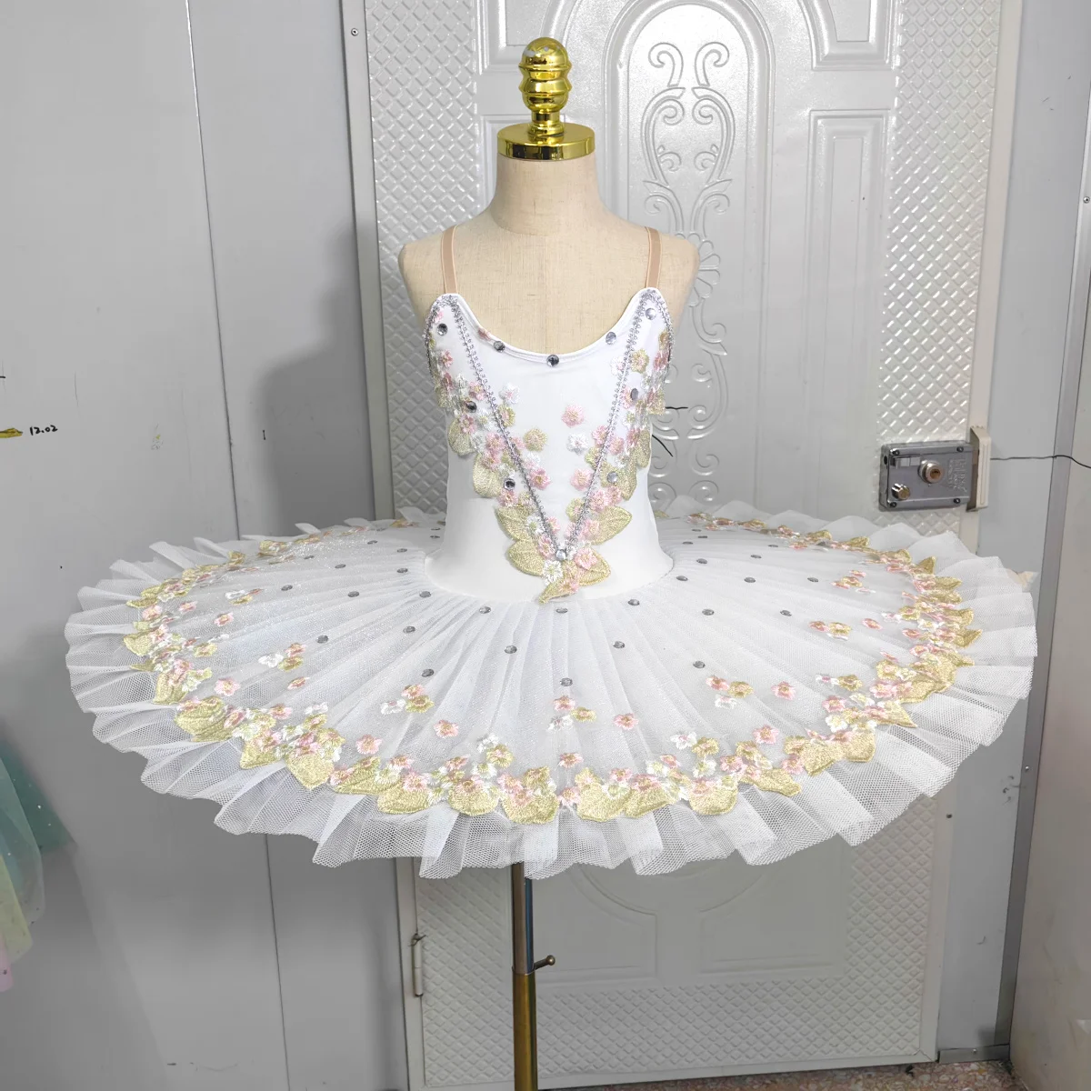 Профессиональные Балетные костюмы с белой юбкой