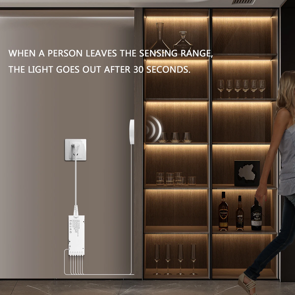 Переключатель с датчиком движения 320 светодиодов на метр