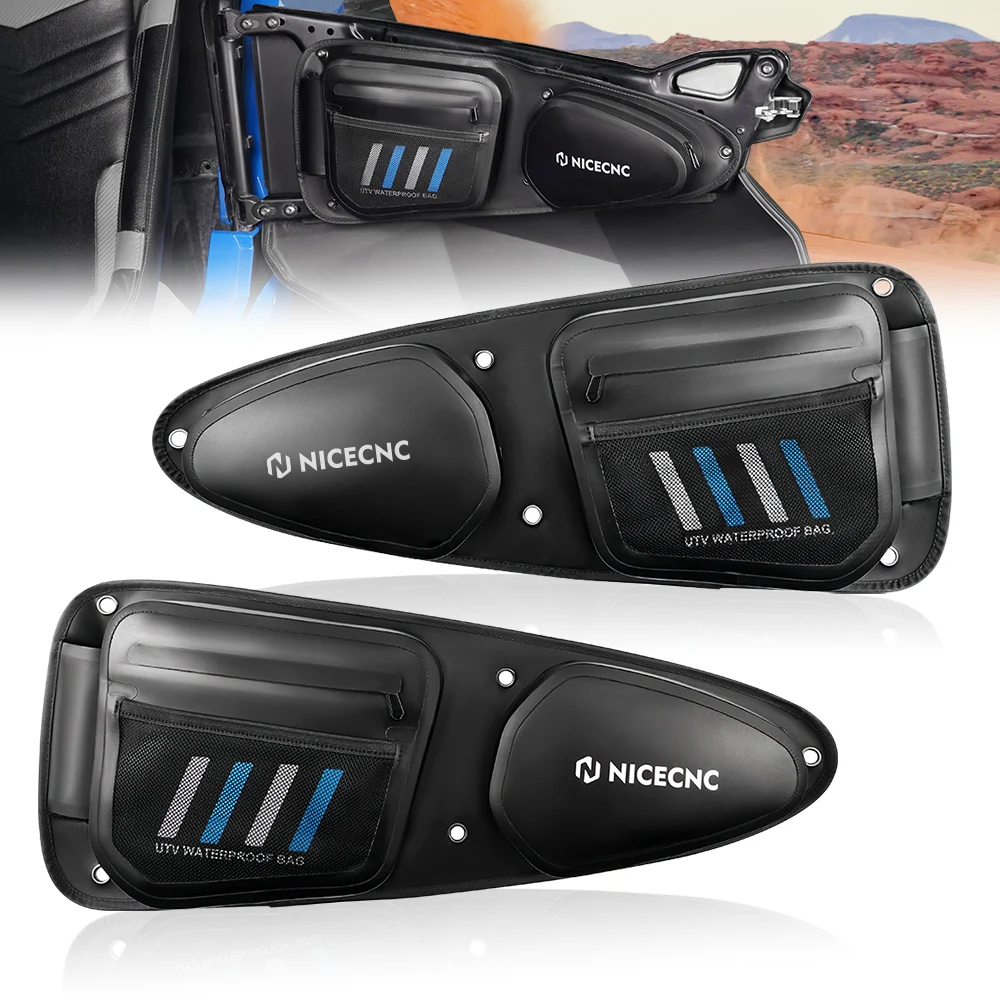 

NiceCNC UTV For Polaris RZR XP 1000 2014-2022 S900 1000 900 Turbo S Side Door Bags Front Door Storage Bag Accessories