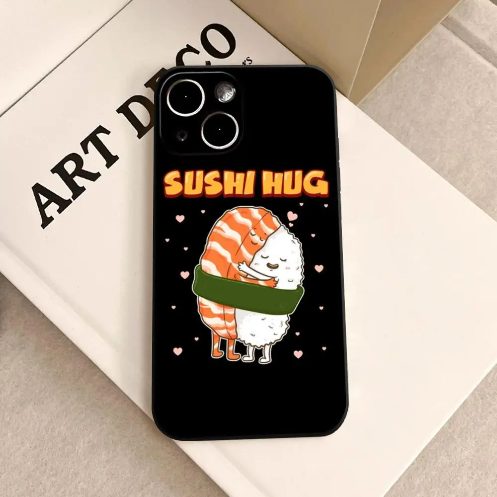 Фото Противоударный прозрачный чехол Sushi Hug HD для iPhone 17 Air, 16, 15, 14 Plus, 13, 12, 11 Pro Max, 16e №1