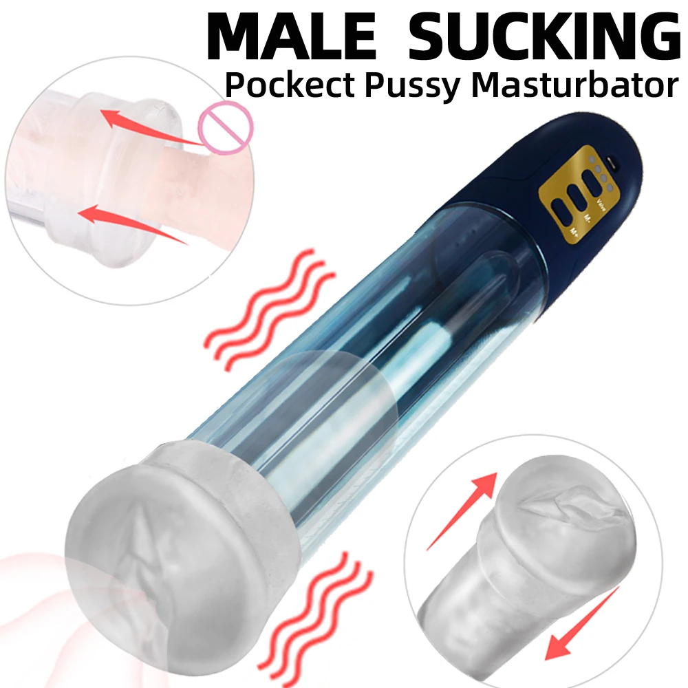 Automatic Penis Extender Electric Male Masturbator Penis Pump Sex Toys For Men USB Charging Vacuum Pump Penile Enlarger Erection