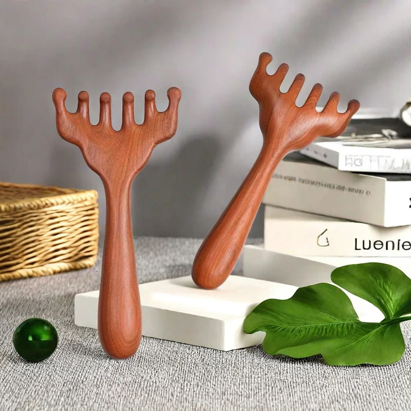 Золотой сандал дноуглубительная меридианная массажная расческа шесть челюстей