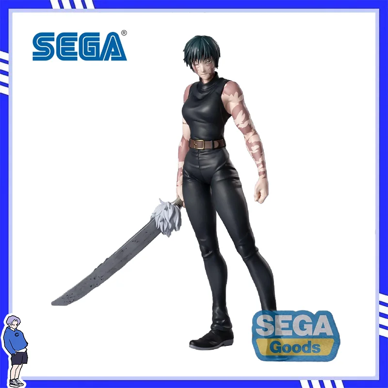 Фото Оригинальная фигурка SEGA Jujutsu Kaisen Anime Zenin Maki XStellar, коллекционная модель из ПВХ, игрушка-фигурка для декора №1