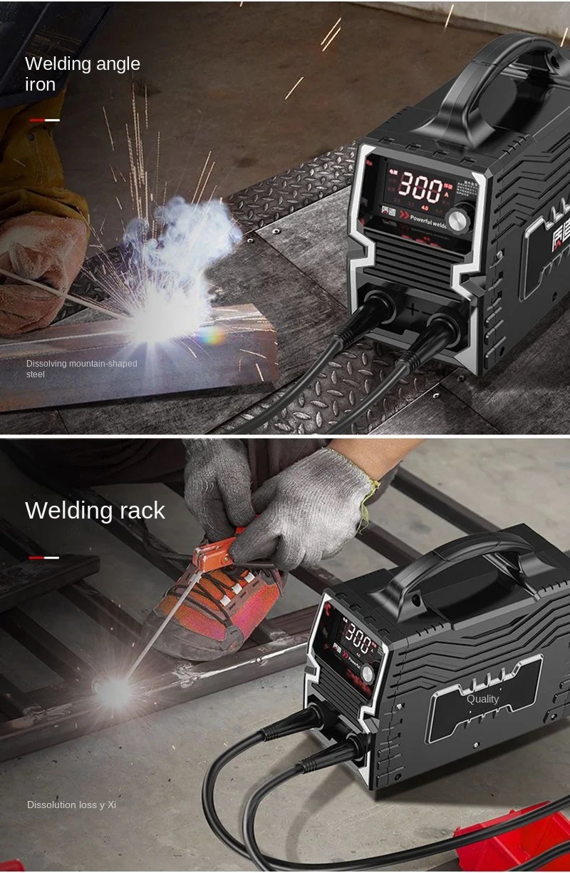 Полный комплект мощного сварочного аппарата 220 В для дома 315 портативный