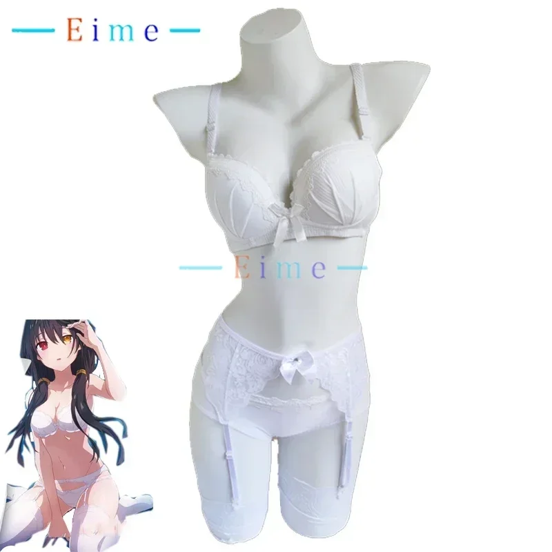 Tokisaki Kurumi женское нижнее белье сексуальное кружевное комплект с бюстгальтером и