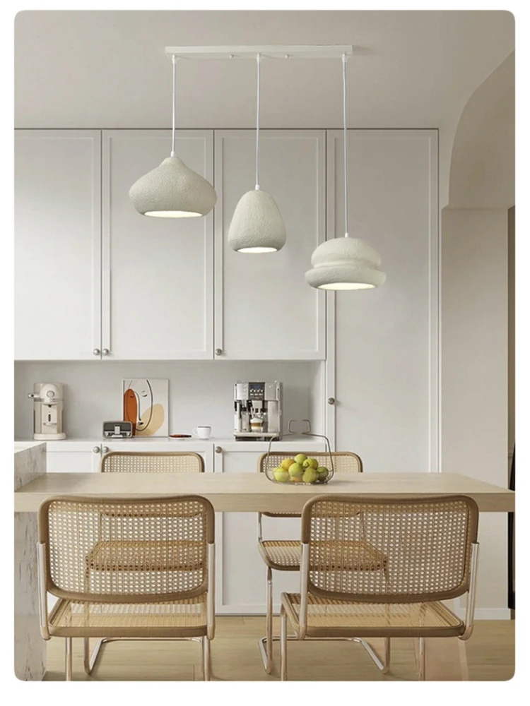 

Wabi Sabi, подвеска для ресторана, искусственная Подвеска для спальни, прикроватная Подвеска для украшения дома, цементная Подвеска для гостиной в доме