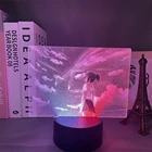 Светодиодная аниме лампа двойного цвета, украшение для комнаты, подарок на день рождения, манга, ваше имя, двухцветсветильник Па