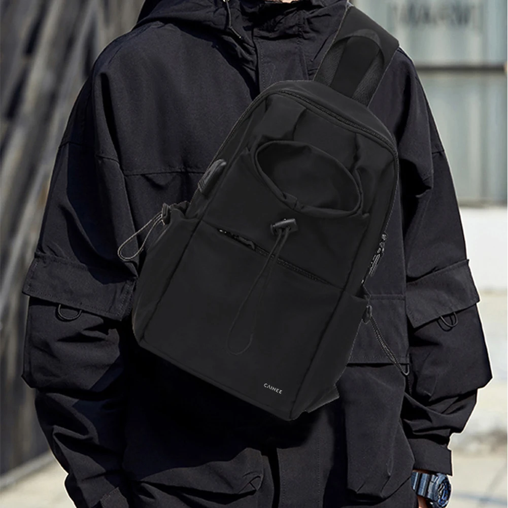 

Nylon Casual Waist Bags Anti-Theft Shoulder Crossbody Bags Multifunctional Waterproof Wear Resistance Outdoor Sports Accessories