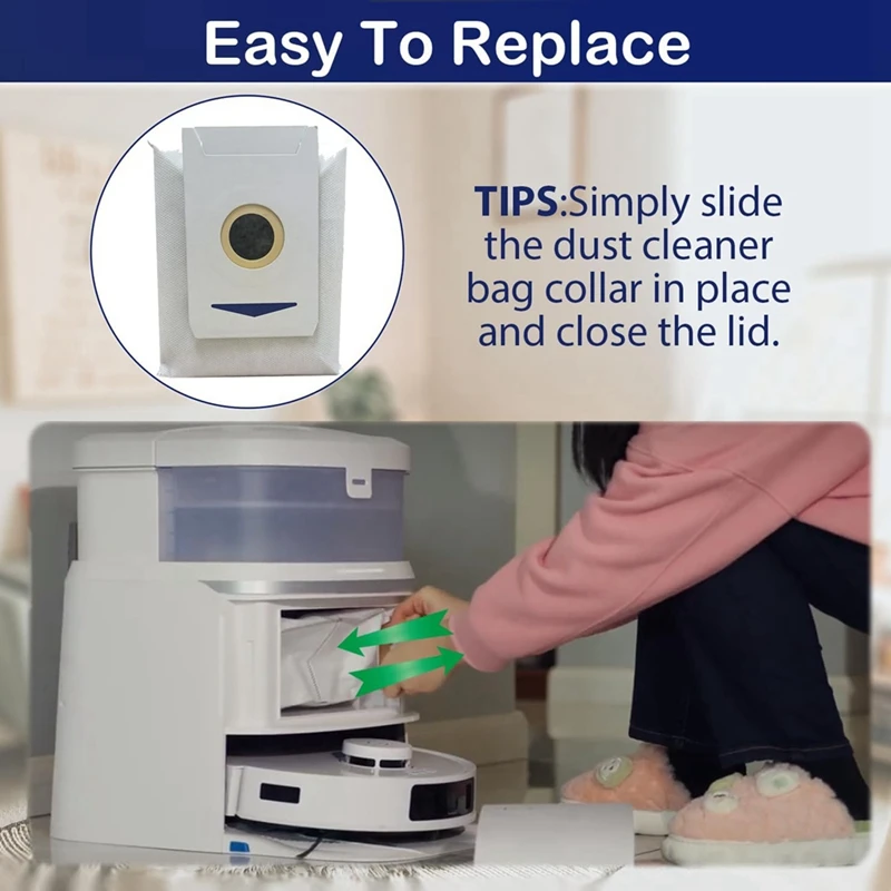 Мешки для пыли Ecovacs DEEBOT T30/T30 PRO/MAX/PLUS/YIKO/T30PRO/T30MAX/T30PLUS/T30YIKO запасные части пылесоса