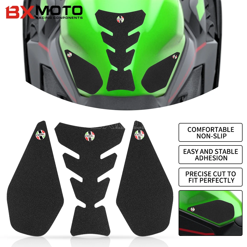 

New Motorcycle Non-slip Gas Oil Fuel Tank Pad Protector Sticker For Kawasaki NINJA ZX25R 2019 2020 2021 Water Proof Accessories