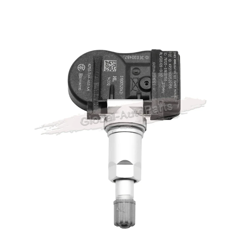 Датчик давления воздуха в шинах 4 шт. датчик 42753-TX4-A511-M1 315 МГц для ACURA RDX RLX TLX